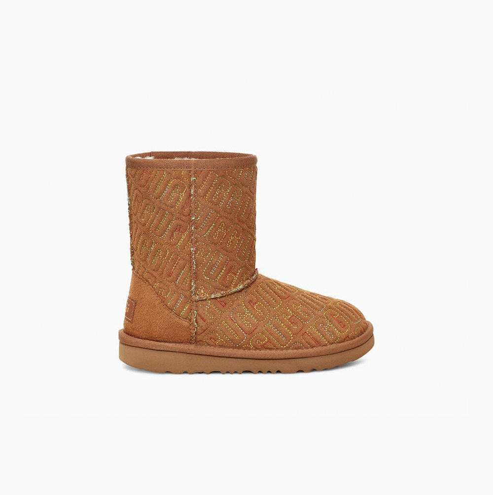 UGG Classic II Graphic Stitch - Boots Barn - Brune (NO-M238)